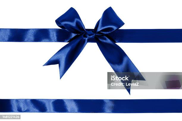 Baby Blue Ribbon Bow Stock Photo - Download Image Now - Blue, Clipping  Path, Cut Out - iStock