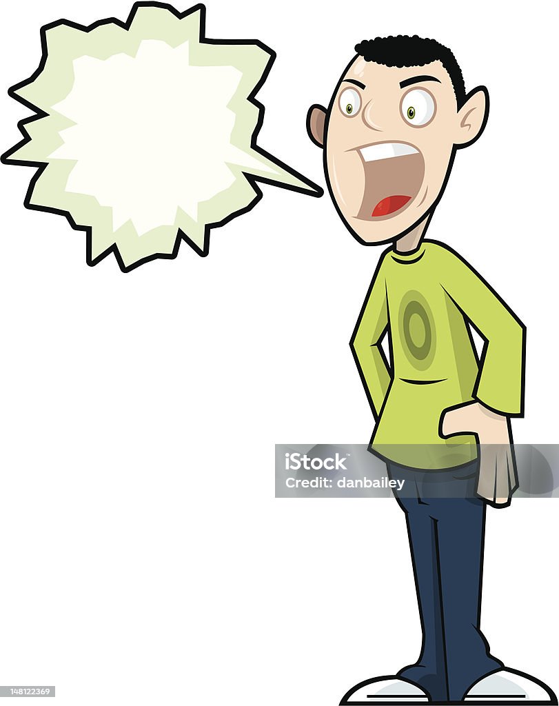 Moaning Mike Oh come on Mike, give us all a break and stop your moaning! Fill in what you want mike to say, or just remove the speech bubble all together. Adult stock vector