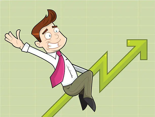 Vector illustration of Sales Growth