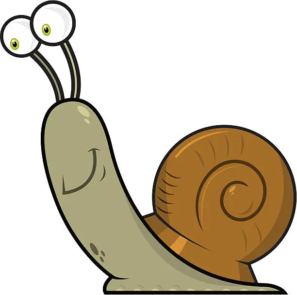 Vector illustration of Sidney Snail