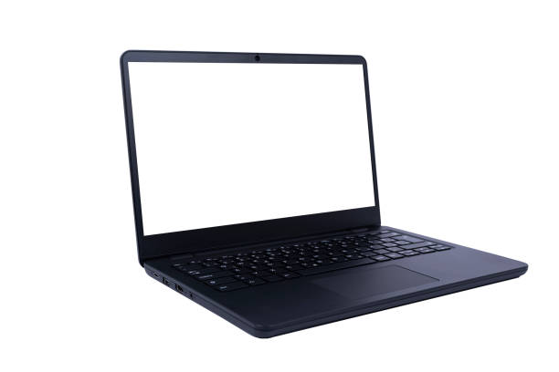 istock Laptop isolated on white background - with clipping paths for laptop and screen 1481225758