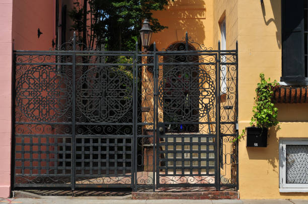 istock Historic Charleston Wrought Iron Gate 1481227937
