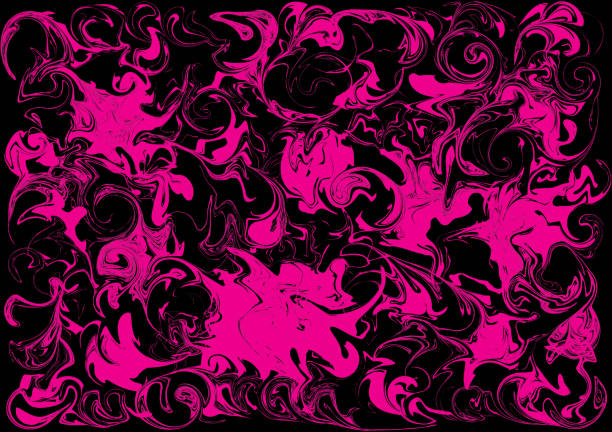 istock Light Repeat Acrylic Graphic Surface. Colorful Vintage Vector Illustration. Magenta Purple Fabric Paint. 1481229065