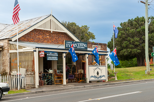 Sutton Forest Australia - January 25 2011; The Everything Store on highway roadside.