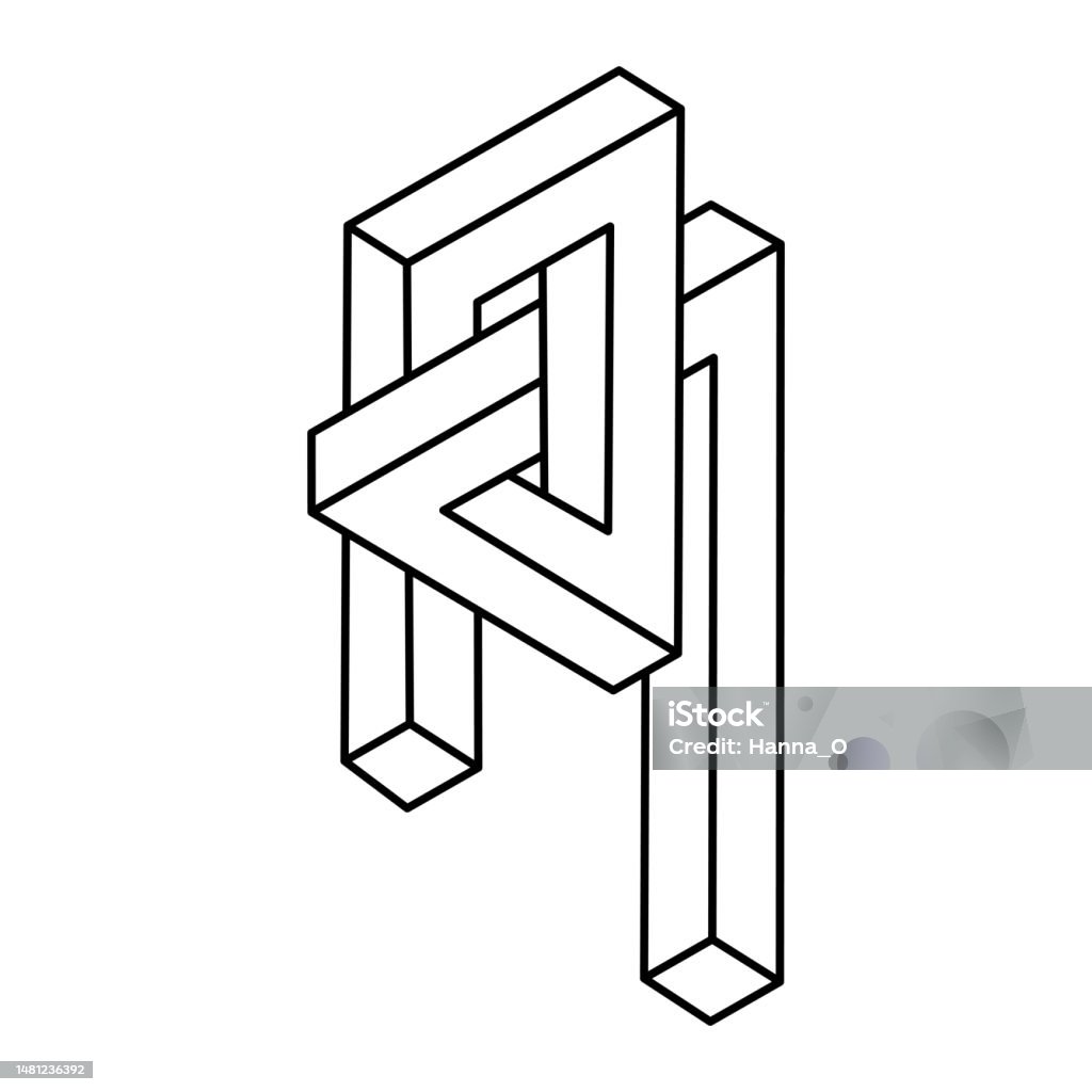 Fantastic Imaginary Shape Optical Illusion Object Impossible Figure ...