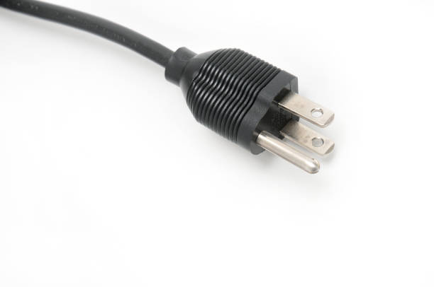 istock AC power plug  American  standard and cable on a white background 1481236986