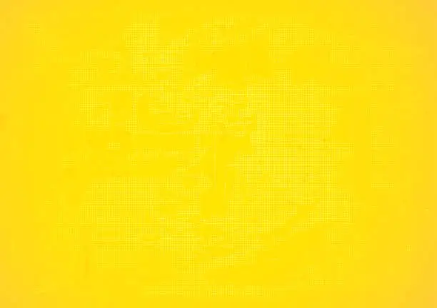 Vector illustration of Yellow grunge textured background vector