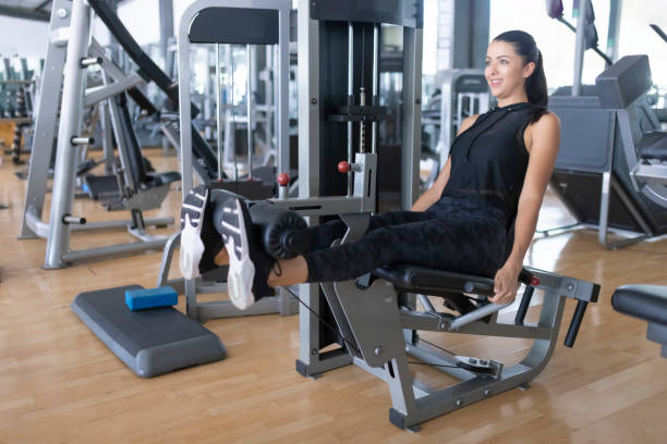 istock Woman lifting weight on legs 1481246919