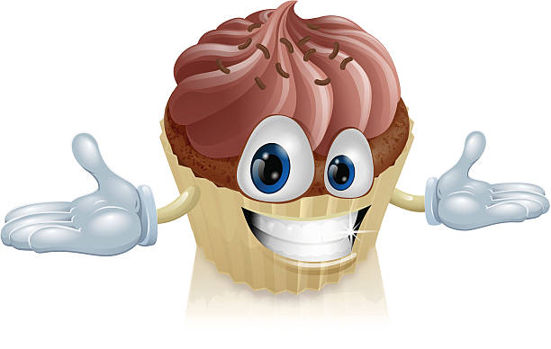 ilustrações de stock, clip art, desenhos animados e ícones de bolo de chocolate homem - food smiling human eye facial expression