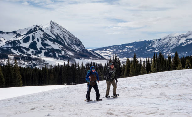 istock Women snowshoeing 1481255067