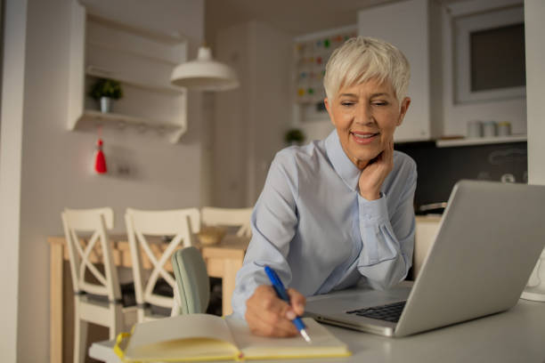 istock Woman working from home 1481267478
