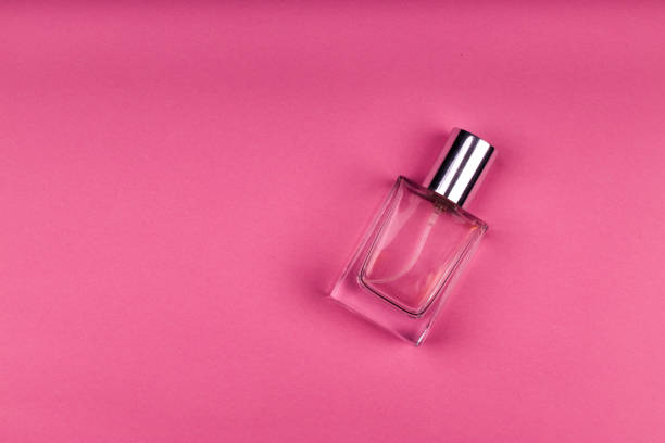 istock Flat lay product photography of empty liquid container 1481274325