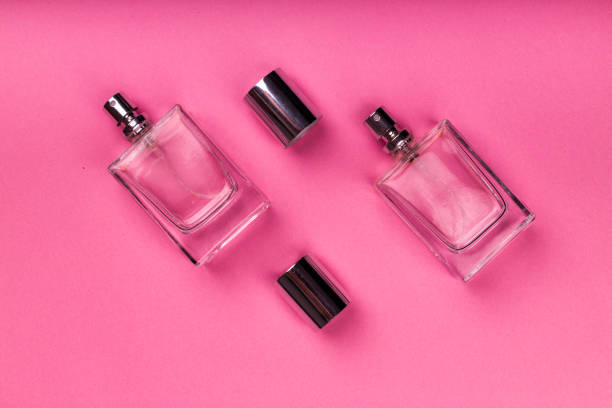 istock Flat lay product photography of empty liquid container 1481274981