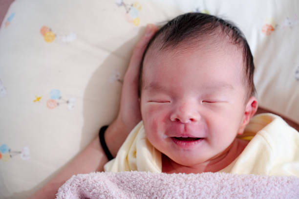 istock cute japanese baby with mother 1481280474