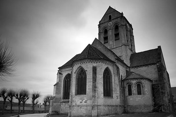 The Church at Auvers was painted by Dutch post-impressionist artist Vincent van Gogh in 1890.