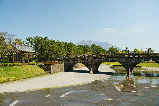 A relaxing river that flows under the Nishida Bridge