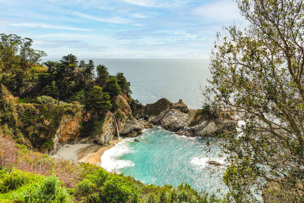 istock High angle view of McWay Falls, Big Sur, California 1481285664