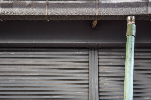 istock A Rainwater gutter beside roof house. 1481286965
