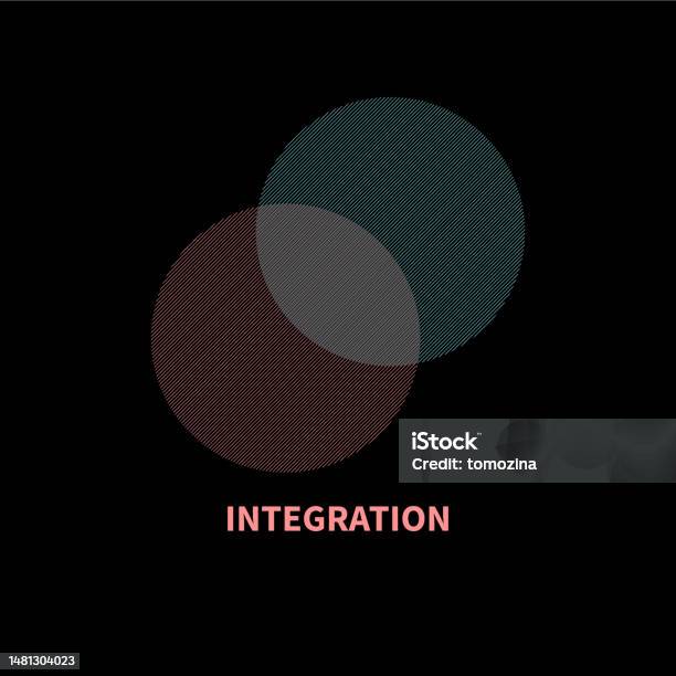 Ininteraction Sign Integration Interaction Sign Stock Illustration - Download Image Now ...