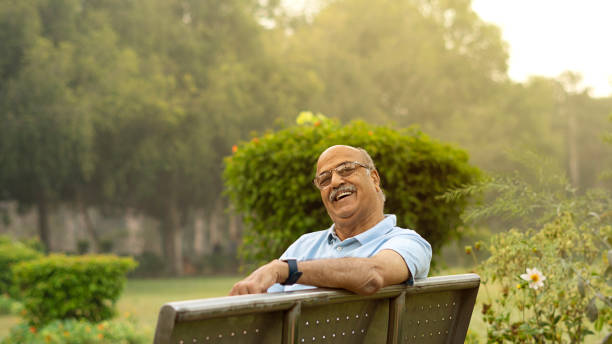 istock Senior citizen man in park 1481309421