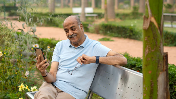 istock Senior citizen man in park 1481309484