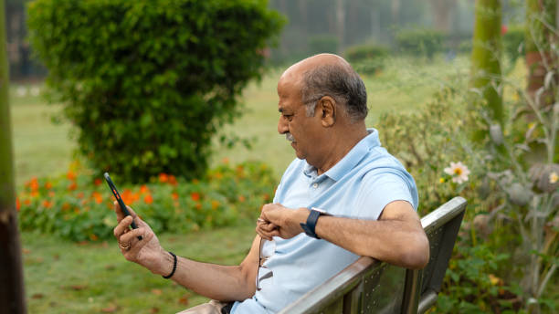istock Senior citizen man in park 1481309490