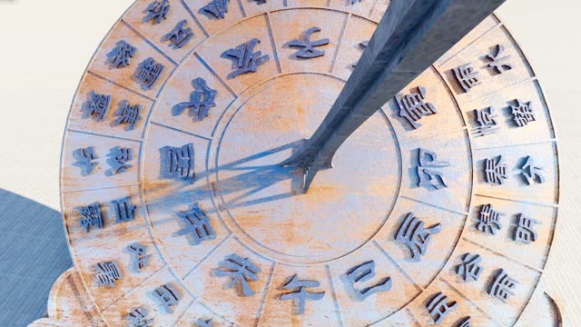 The passage of time and the changing of the sundial hours