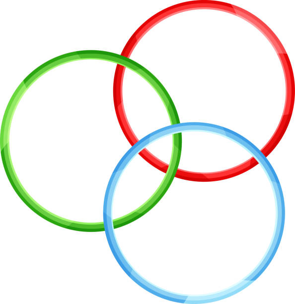 istock bright vector illustration gymnastic rings, juggling rings, circus accessories, circus equipment 1481323234