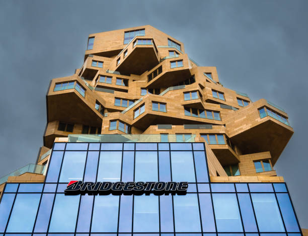 Amsterdam, Netherlands - April 27, 2022: The headquarters of Bridgestone in Amsterdam, the leading tire manufacturer