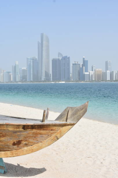 istock Old boat on background  OF Abu Dhabi 1481328250