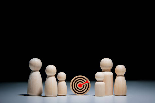 istock concept of business achievement objective target, teamwork for success. 1481328537