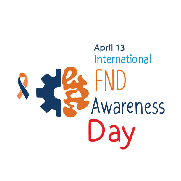 illustrations, cliparts, dessins animés et icônes de la journée internationale de sensibilisation à la fnd est célébrée chaque année le 13 avril - neurologic