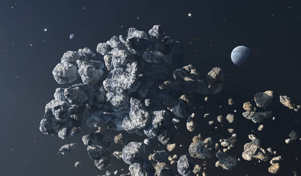 istock Asteroid Belt. Comets and asteroids on the edge of our solar system 1481336909
