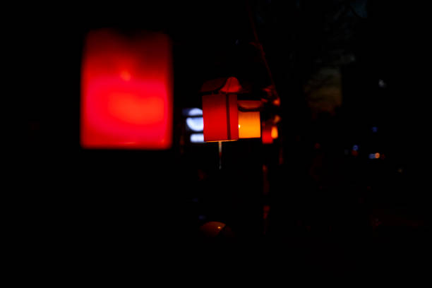 istock color lantern lights on street 1481337695