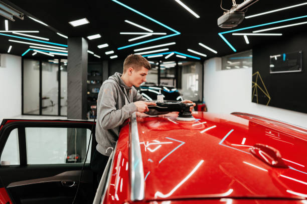 istock Car polishing and detailing 1481340566