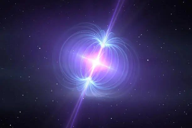 Photo of Magnetar - neutron star with an extremely powerful magnetic field