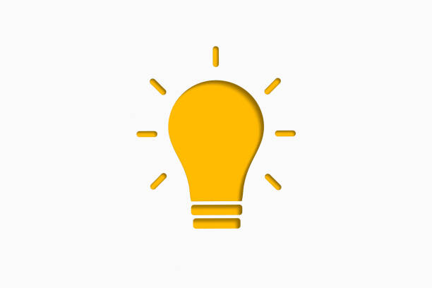 Light bulb big idea concept. Creative idea, inspiration, new idea and innovation concept.