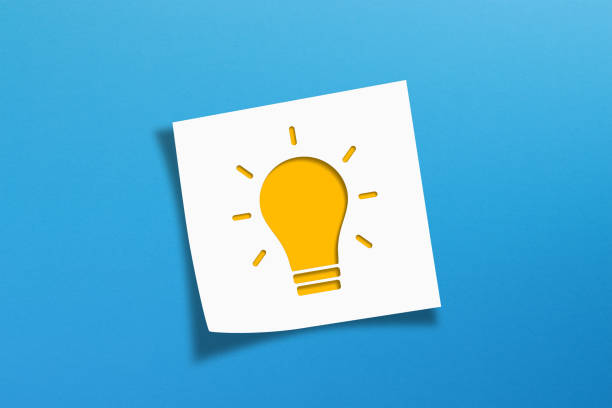 Light bulb big idea concept. Creative idea, inspiration, new idea and innovation concept.