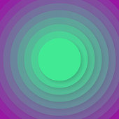 istock Abstract design with circles and Purple gradients - Trendy background 1481349111