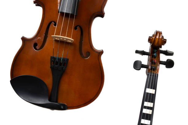 istock Part of Violin isolated on white background. 1481349734
