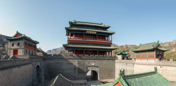 Juyongguan Great Wall is one of the three most famous passes along the Great Wall of China, together with Jiayuguan and Shanhaiguan. 37 miles (60 km) from downtown Beijing, Juyong Pass was a solid stronghold encircling a valley, which was the northern direct access to Beijing in ancient times.