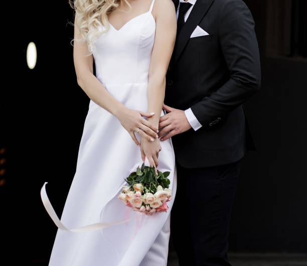 istock Beautiful wedding couple 1481351652