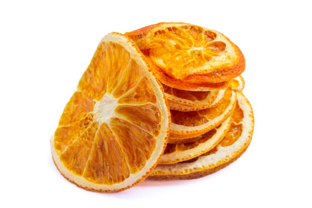 istock Dried orange slice isolated on a white background 1481353484