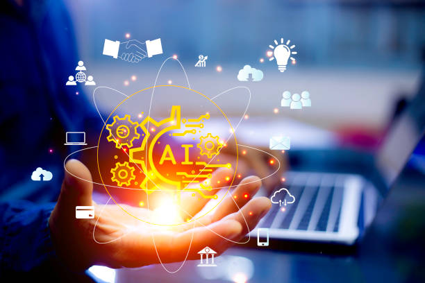 istock AI (Artificial Intelligence) Technology networks connecting wireless devices. AI technology is essential to business in the digital world. Futuristic virtual screen interface technology. 1481356083