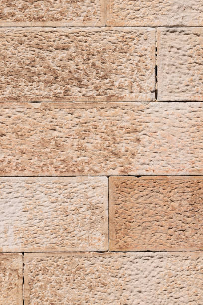 istock Part of an old sandstone block wall 1481366337
