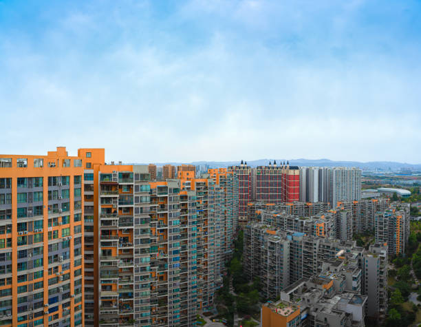 istock Cities with cloudy and rainy weather 1481377432