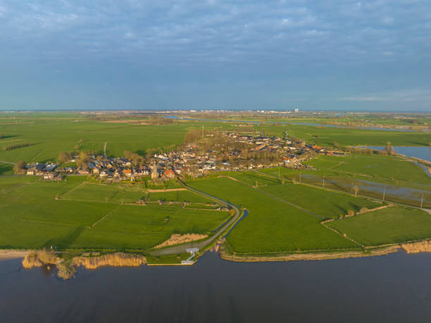 istock IJssel and Wilsum village springtime sunset panoramic bird's eye view 1481385515