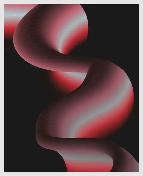 Vector illustration of Vector gradient organicsm fluidity textured futurism concepts pattern background