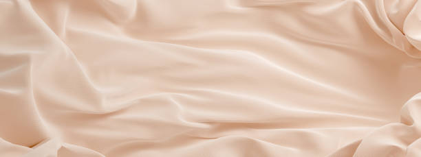 istock Cloth movement, abstract pastel color fabric motion background 3d rendering. Dynamic cloth texture banner 1481405597