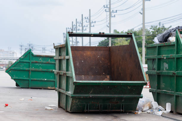istock metal garbage containers. steel  dumpster, recycle waste and garbage bins. 1481408339